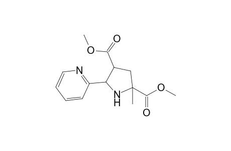 Dimethyl 2-methyl-5-pyridin-2-ylpyrrolidine-2,4-dicarboxylate