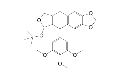 6-tert-Butoxy-5-(3,4,5-trimethoxyphenyl)-5,5a,6,8,8a,9-hexahydrofuro[3',4':6,7]naphtho[2,3-d][1,3]dioxole
