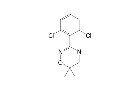 6,6-DIMETHYL-3-(2,6-DICHLORO-PHENYL)-4,5-DIHYDRO-6H-1,2,4-OXADIAZOLE