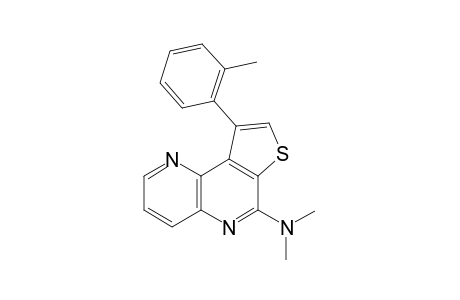 1-(2-Methylphenyl)-4-(dimethylamino)thieno[2,3-c]-1,5-naphthyridine