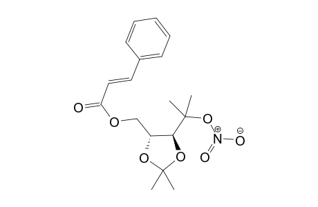 2-{(4R,5S)-5-Cinnamoyloxymethyl-2,2-dimethyl-1,3-dioxolan-4-yl]}propan-2-yl nitrate