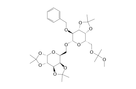2-O-BENZYL-3,4-O-ISOPROPYLIDENE-6-0-(METHOXYDIMETHYL)-METHYL-BETA-D-GALACTO-PYRANOSE-(1->6)-1,2:3,4-DI-O-ISOPROPYLIDENE-ALPHA-D-GALACTOPYRANOSE