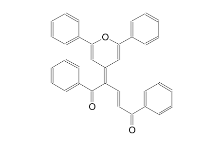 (2E)-4-(2,6-diphenyl-4H-pyran-4-ylidene)-1,5-diphenyl-2-pentene-1,5-dione
