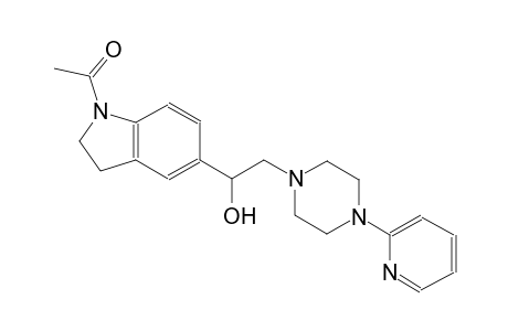 1H-indole-5-methanol, 1-acetyl-2,3-dihydro-alpha-[[4-(2-pyridinyl)-1-piperazinyl]methyl]-