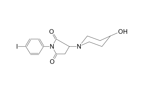2,5-pyrrolidinedione, 3-(4-hydroxy-1-piperidinyl)-1-(4-iodophenyl)-