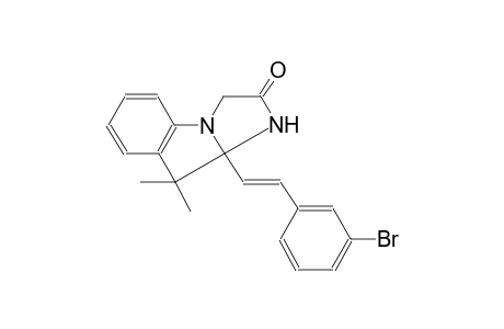 1H-imidazo[1,2-a]indol-2(3H)-one, 9a-[(E)-2-(3-bromophenyl)ethenyl]-9,9a-dihydro-9,9-dimethyl-