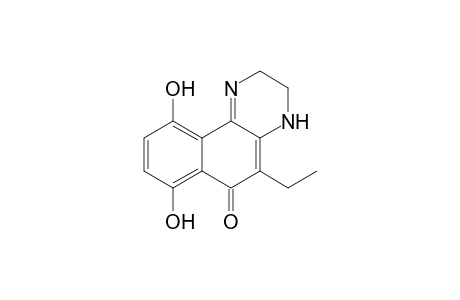 5-Ethyl-7,10-dihydroxy-1,2,3,4-tetrahydrobenzo-[f]quinoxalin-6(10bH)-one