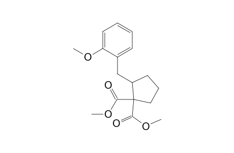1,1-Cyclopentanedicarboxylic acid, 2-[(2-methoxyphenyl)methyl]-, dimethyl ester
