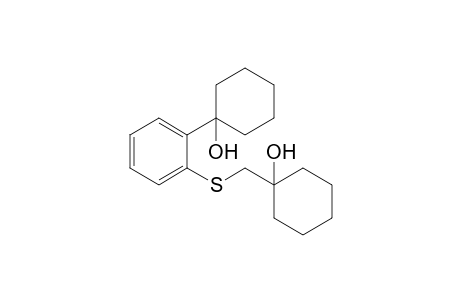 1-[(1-Hydroxycyclohexylphenylsulfanyl)methyl]cyclohexanol