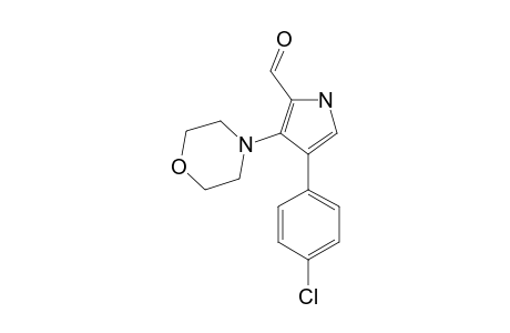 4-(4-chlorophenyl)-3-morpholin-4-yl-1H-pyrrole-2-carbaldehyde
