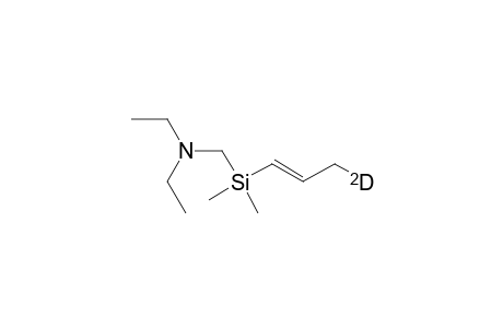 Ethanamine, N-[(dimethyl-1-propenyl-3-d-silyl)methyl]-N-ethyl-, (E)-