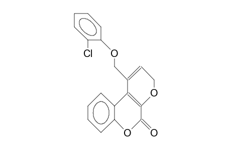 1-(2-Chloro-phenoxymethyl)-pyrano(2,3-C)(1)benzopyran-5(2H)-one