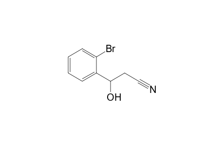 3-(2-Bromophenyl)-3-hydroxypropanenitrile