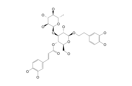 ACTEOSIDE;3,4-DIHYDROXY-BETA-PHENYLETHOXY-O-ALPHA-L-RHAMNOPYRANOSYL-(1->3)-4-O-CAFFEOYL-BETA-D-GLUCOPYRANOSIDE