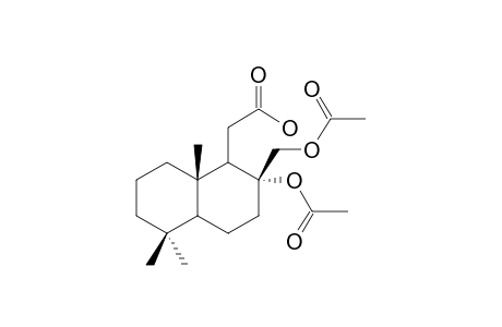 8,17-diacetoxy-13,14,15,16-tetranorlabdan-12-oic acid