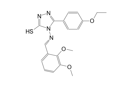 4-{[(E)-(2,3-dimethoxyphenyl)methylidene]amino}-5-(4-ethoxyphenyl)-4H-1,2,4-triazole-3-thiol