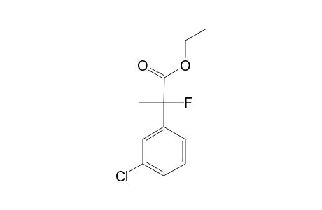ETHYL-2-(3-CHLOROPHENYL)-2-FLUORO-PROPANOATE