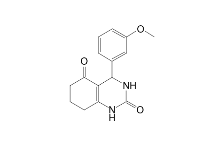 4-(3-Methoxyphenyl)-1,3,4,6,7,8-hexahydroquinazoline-2,5-dione