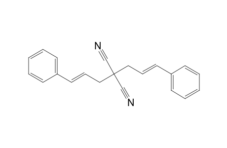 2,2-bis[(E)-3-phenylprop-2-enyl]propanedinitrile