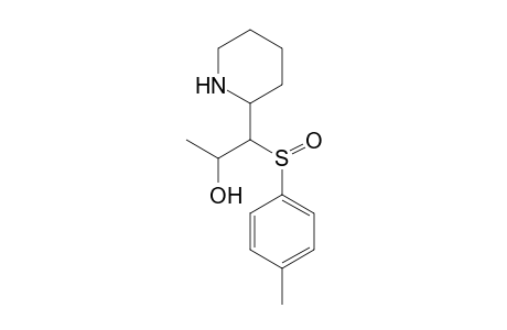2-(2-Hydroxy-1-p-tolylsulfinylpropyl)piperidine