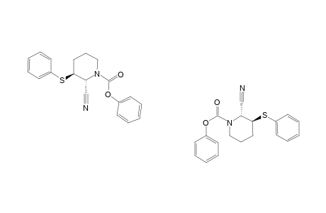 TRANS-2-CYANO-3-PHENYLTHIO-1-PIPERIDINECARBOXYLIC-ACID-PHENYLESTER
