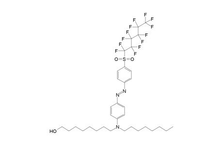 4-[4-(Perfluorohexylsulfonyl)phenylazo]-N-octyl-N-(8-hydroxyoctyl)aniline