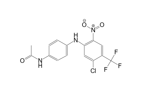 N-{4-[5-chloro-2-nitro-4-(trifluoromethyl)anilino]phenyl}acetamide