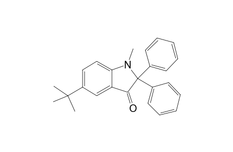 1-Methyl-2,2-diphenyl-3-oxo-5-t-butyl-1-benzazole