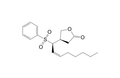 2(3H)-Furanone, dihydro-4-[1-(phenylsulfonyl)-2-octenyl]-, [R*,R*-(Z)]-