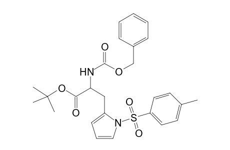 t-Butyl (Z)-2-[(benzyloxy)carbonylamino]-3-{ 1'-[(4"-methylphenyl)sulfonyl]-1H-pyrrol-2'-yl}propanoate