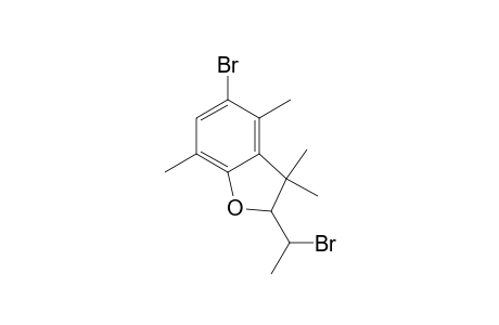 5-Bromo-2-(1-bromoethyl)-3,3,4,7-tetramethyl-2,3-dihydro-benzofuran