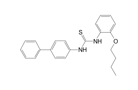 1-(2-butoxyphenyl)-3-(4-phenylphenyl)thiourea