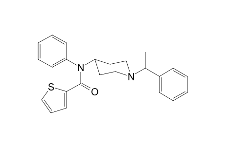 N-Phenyl-N-[1-(1-phenylethyl)piperidin-4-yl]thiophene-2-carboxamide