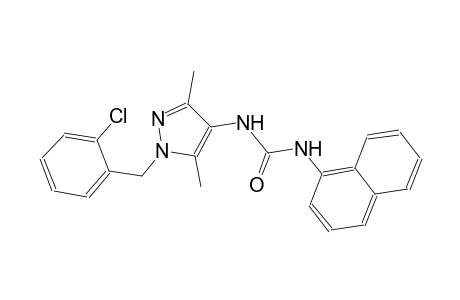 N-[1-(2-chlorobenzyl)-3,5-dimethyl-1H-pyrazol-4-yl]-N'-(1-naphthyl)urea