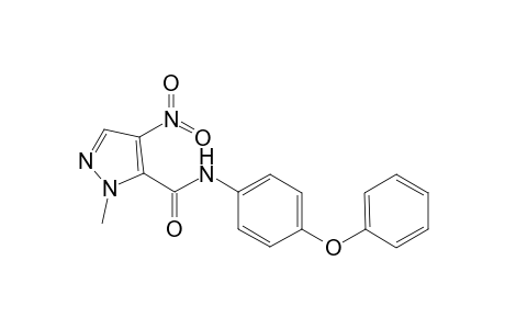 1-Methyl-4-nitro-N-(4-phenoxyphenyl)-1H-pyrazole-5-carboxamide