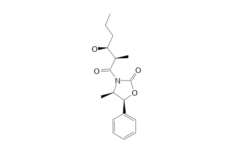 (4R,5S,2'R,3'S)-3-(3'-HYDROXY-2'-METHYLPENTYL)-5-PHENYL-4-METHYL-2-OXAZOLIDINONE