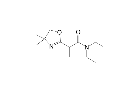 2-(4,4-dimethyl-2-oxazolin-2-yl)-N,N-diethyl-propionamide