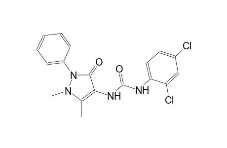 urea, N-(2,4-dichlorophenyl)-N'-(2,3-dihydro-1,5-dimethyl-3-oxo-2-phenyl-1H-pyrazol-4-yl)-
