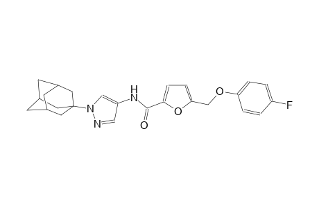 N-[1-(1-adamantyl)-1H-pyrazol-4-yl]-5-[(4-fluorophenoxy)methyl]-2-furamide