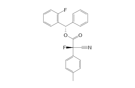 (S)-(2-FLUOROPHENYL)-PHENYLMETHYL-(R)-2-CYANO-2-FLUORO-2-(4-METHYLPHENYL)-ACETATE