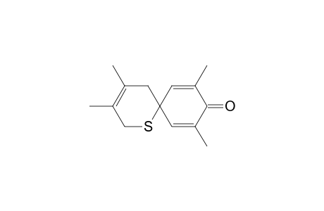 spiro[3,5-Dimethylcyclohexa-2,5-dien-4-one-1,2'-4',5'-dimethyl-1'-thiacyclohex-4'-ene]