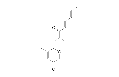 [R-(R*,R*S*)-(E,E)]-(5,6-DIHYDRO-3-METHYL-4-OXO-2H-PYRAN-2-YL)-2-METHYL-4,6-OCTADIEN-3-ONE