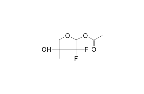 2-ACETOXY-3,3-DIFLUORO-4-HYDROXY-4-METHYLOXOLANE