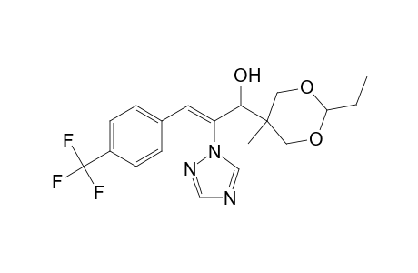 1H-1,2,4-Triazole-1-ethanol, alpha-(2-ethyl-5-methyl-1,3-dioxan-5-yl)- beta-[[4-(trifluoromethyl)phenyl]methylene]-
