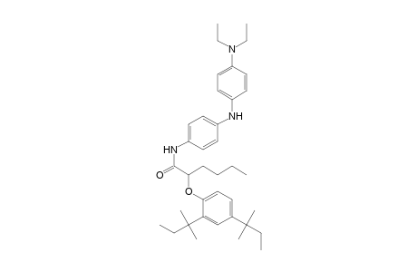 Hexanamide, 2-[2,4-bis(1,1-dimethylpropyl)phenoxy]-N-[4-[[4-(diethylamino)phenyl]amino]phenyl]-