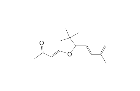 2-Propanone, 1-[dihydro-4,4-dimethyl-5-(3-methyl-1,3-butadienyl)-2(3H)-furanylidene]-, (E,E)-