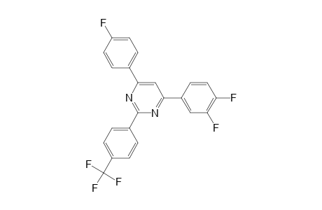 Pyrimidine, 4-(3,4-difluorophenyl)-6-(4-fluorophenyl)-2-[4-(trifluoromethyl)phenyl]-
