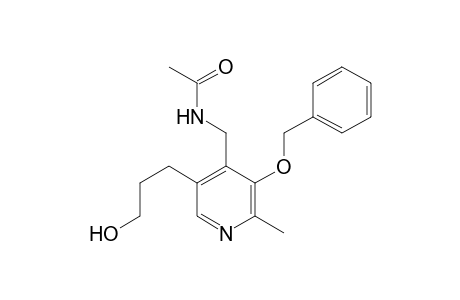 3-[ 4'-Acetamidomethyl-5'-benzyloxy-6'-methyl-3'-pyridyl]-propanol