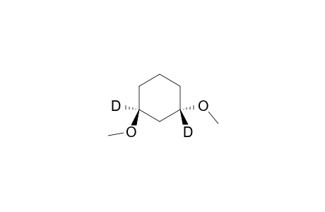 Cyclohexane-1,3-D2, 1,3-dimethoxy-, trans-