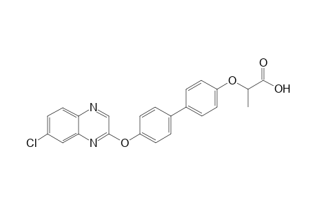 2-{4-[4-(7-Chloro-2-quinoxalinyl)oxy]phenyl]phenoxy}propionic acid